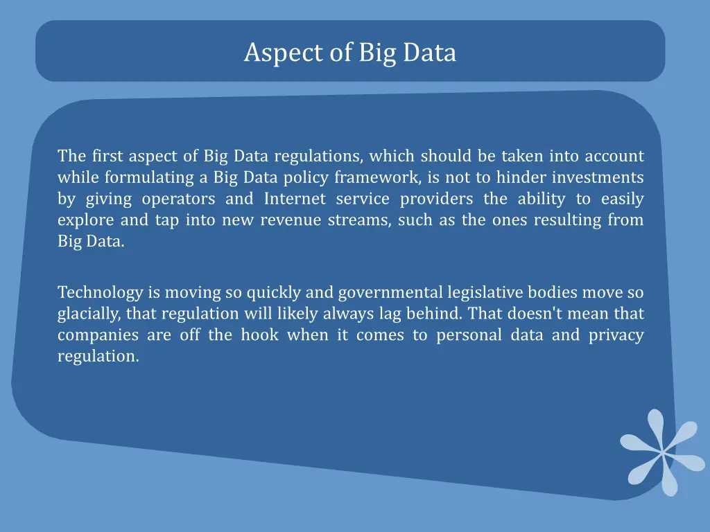 aspect of big data