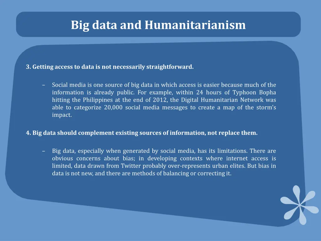 big data and humanitarianism 1