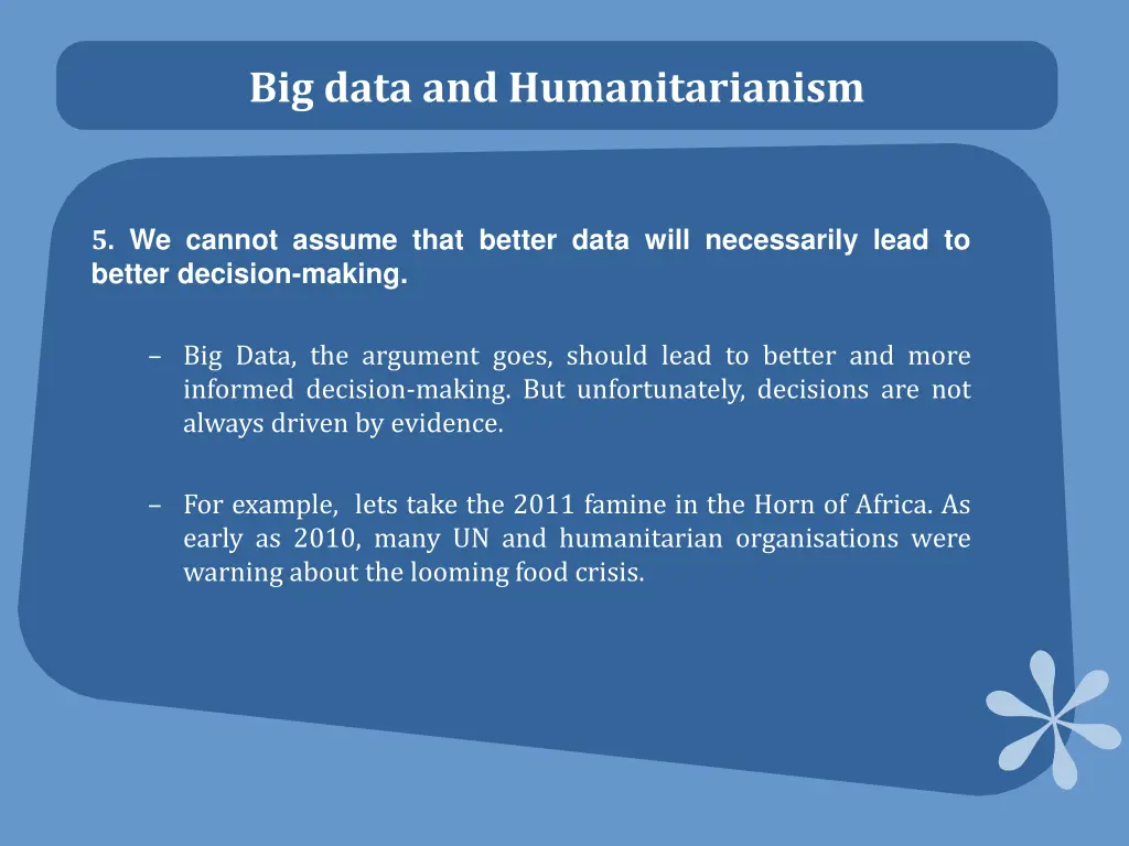 big data and humanitarianism 2