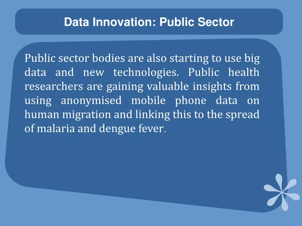 data innovation public sector