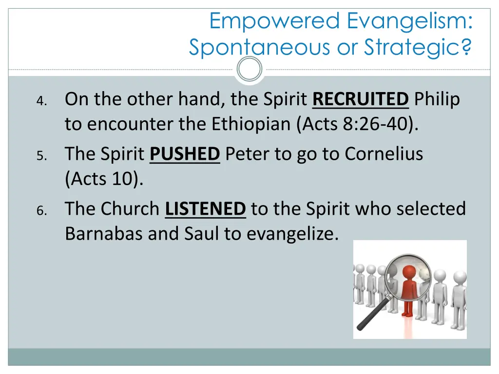 empowered evangelism spontaneous or strategic 8