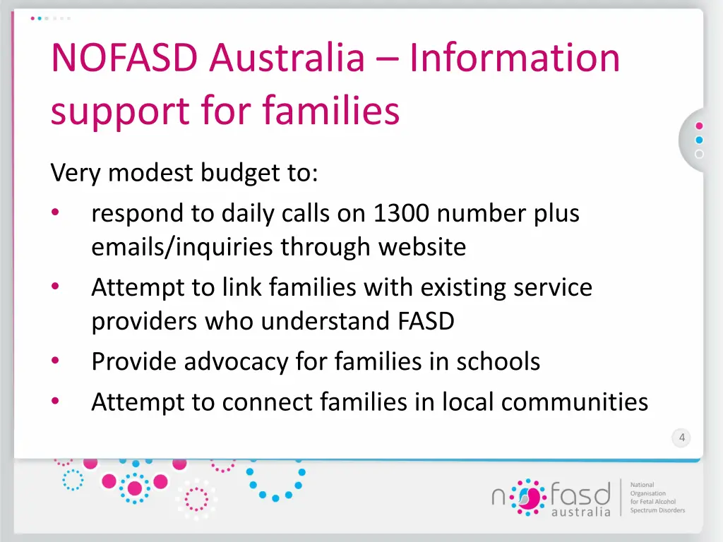 nofasd australia information support for families