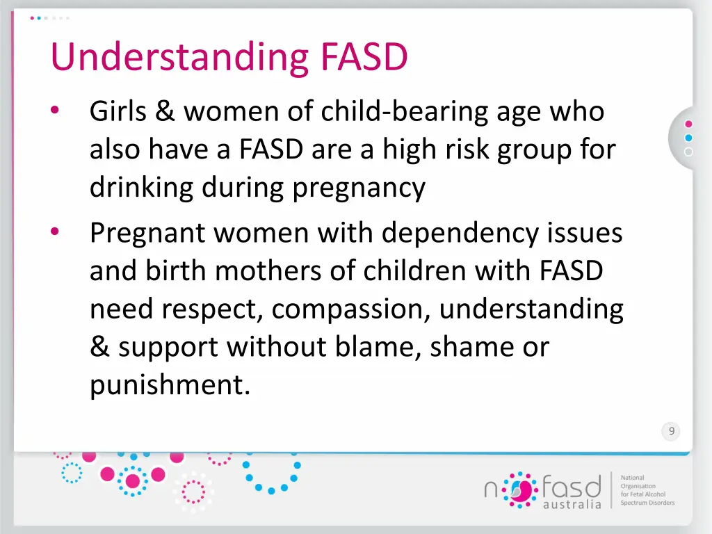 understanding fasd girls women of child bearing