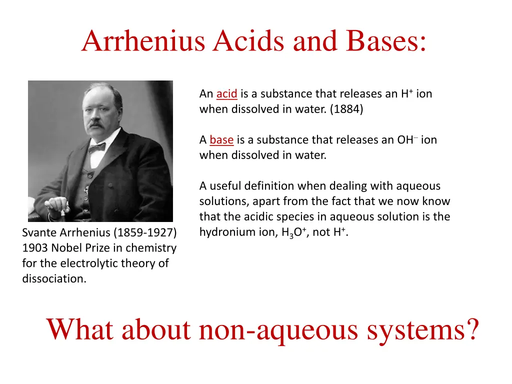 arrhenius acids and bases