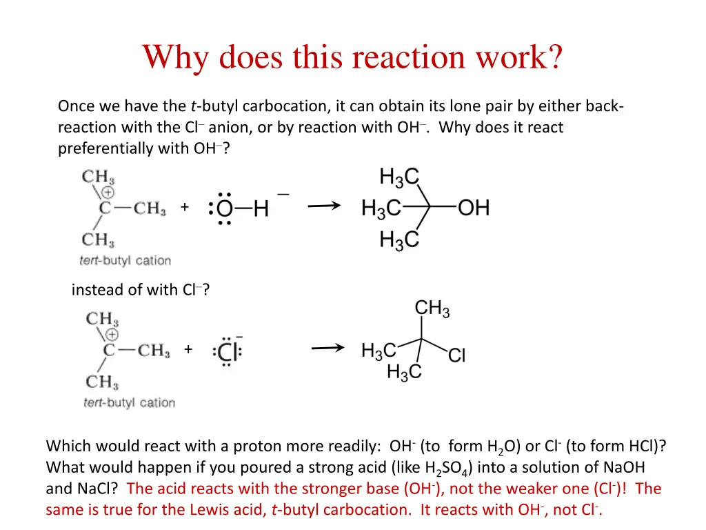 why does this reaction work 2