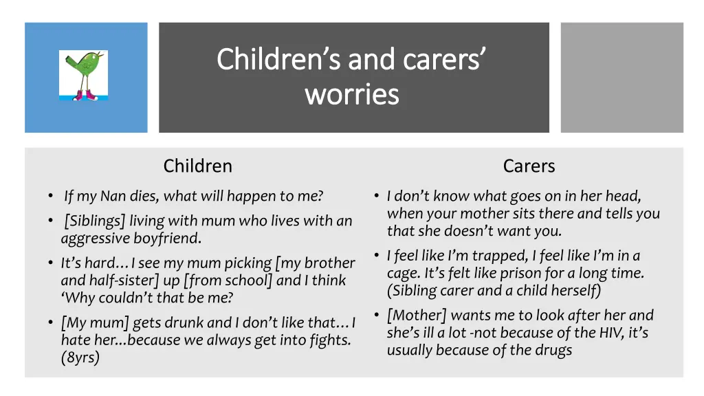 children s and carers children s and carers