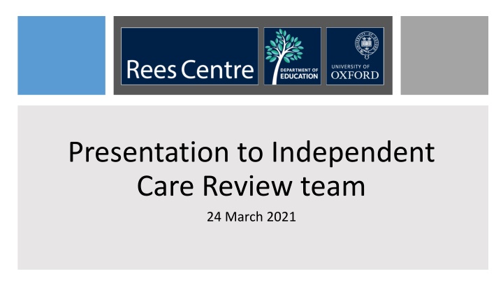 presentation to independent care review team