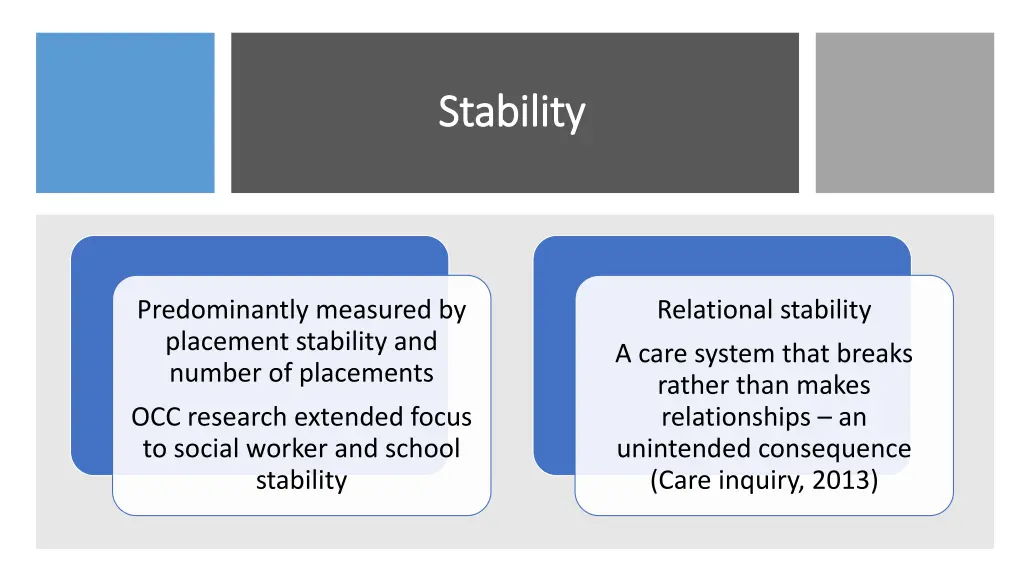 stability stability