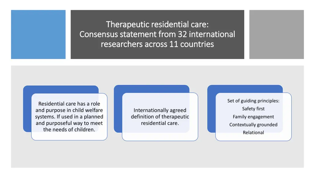 therapeutic residential care therapeutic