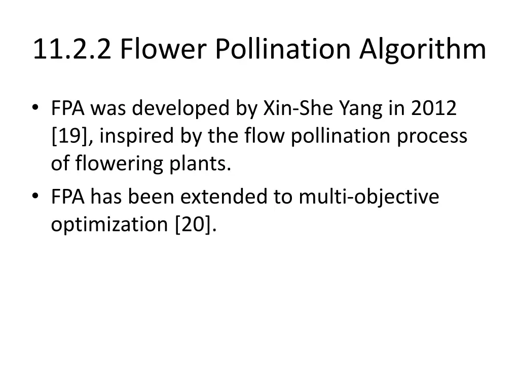 11 2 2 flower pollination algorithm