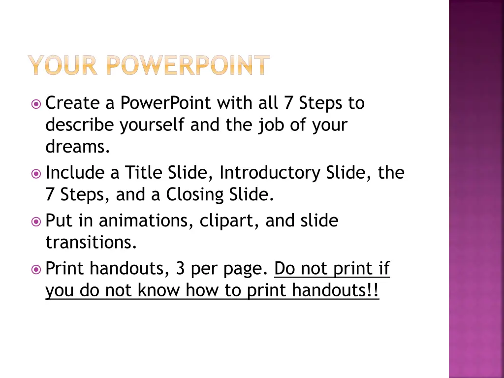 your powerpoint