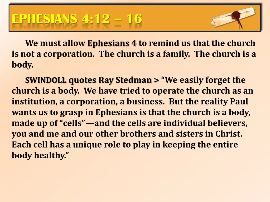 ephesians 4 12 16 1