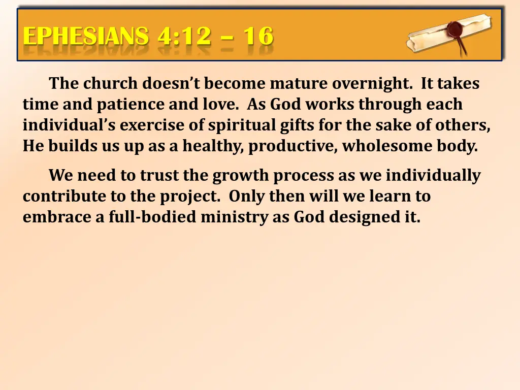 ephesians 4 12 16 10