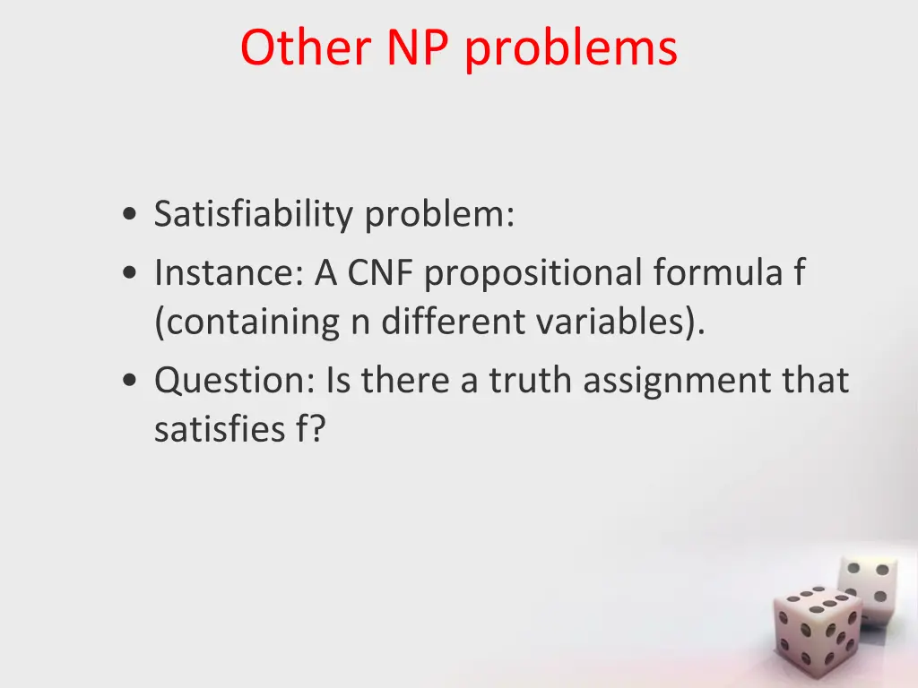 other np problems 3