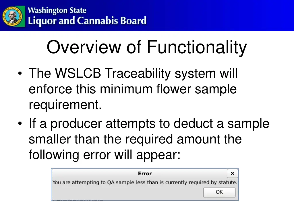 overview of functionality 1