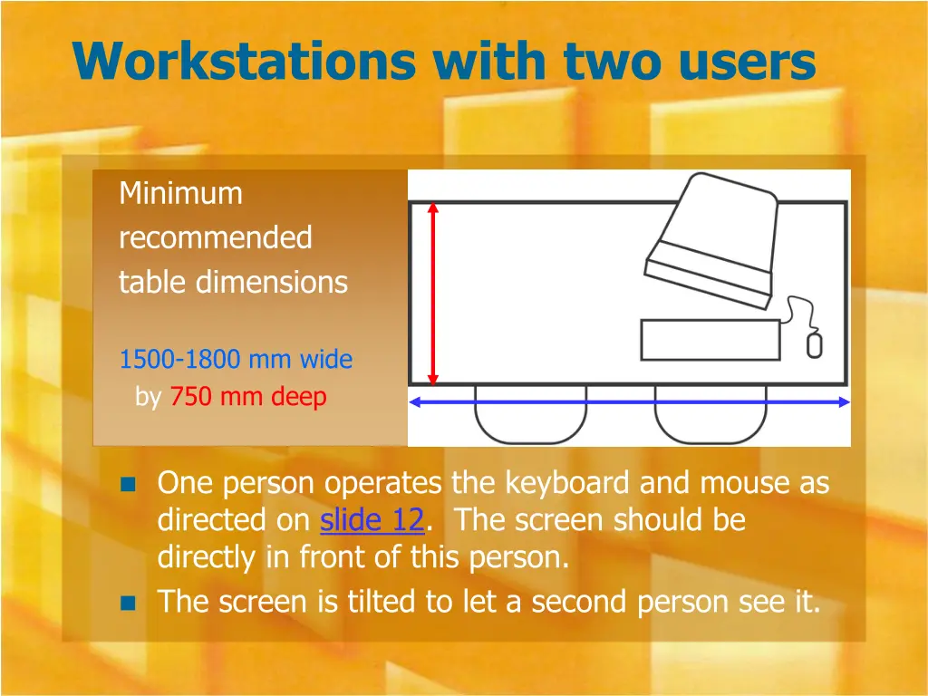 workstations with two users