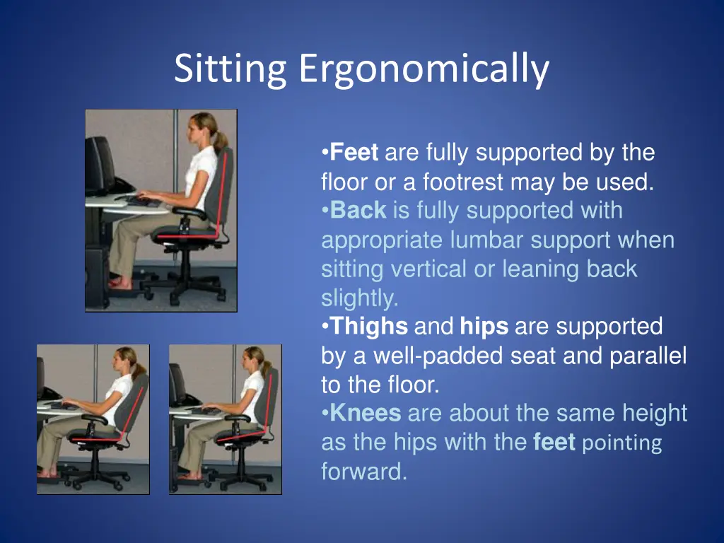 sitting ergonomically 1