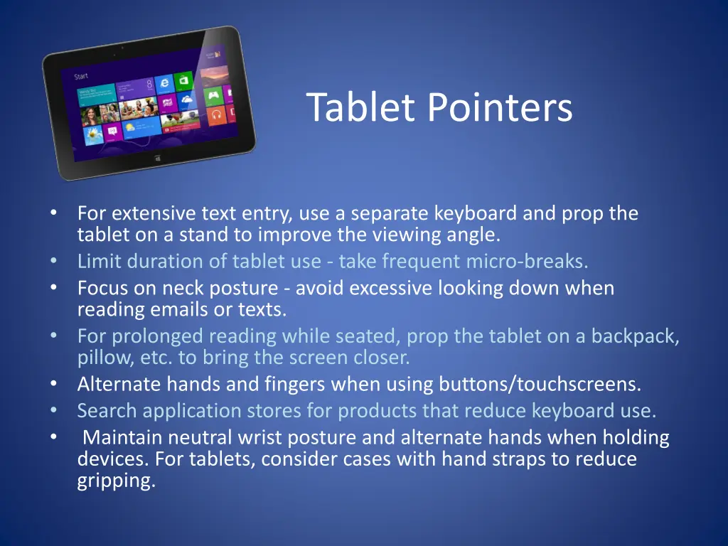 tablet pointers