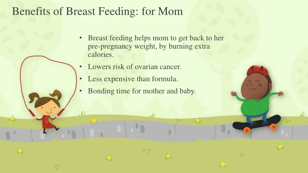 benefits of breast feeding for mom