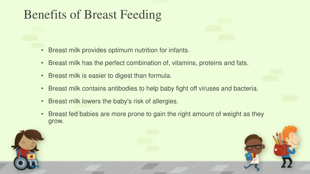 benefits of breast feeding