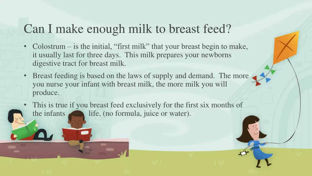 can i make enough milk to breast feed