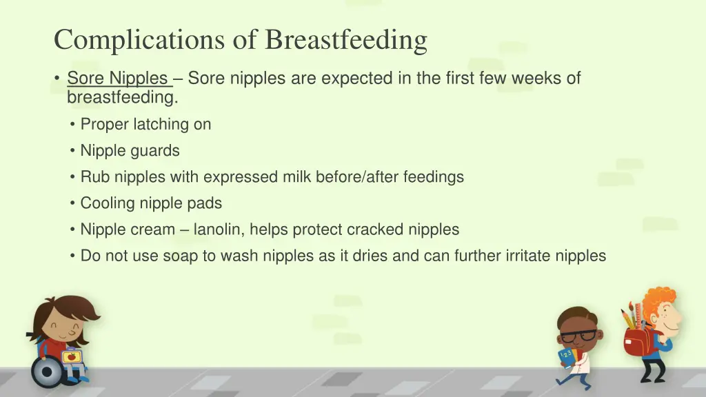 complications of breastfeeding