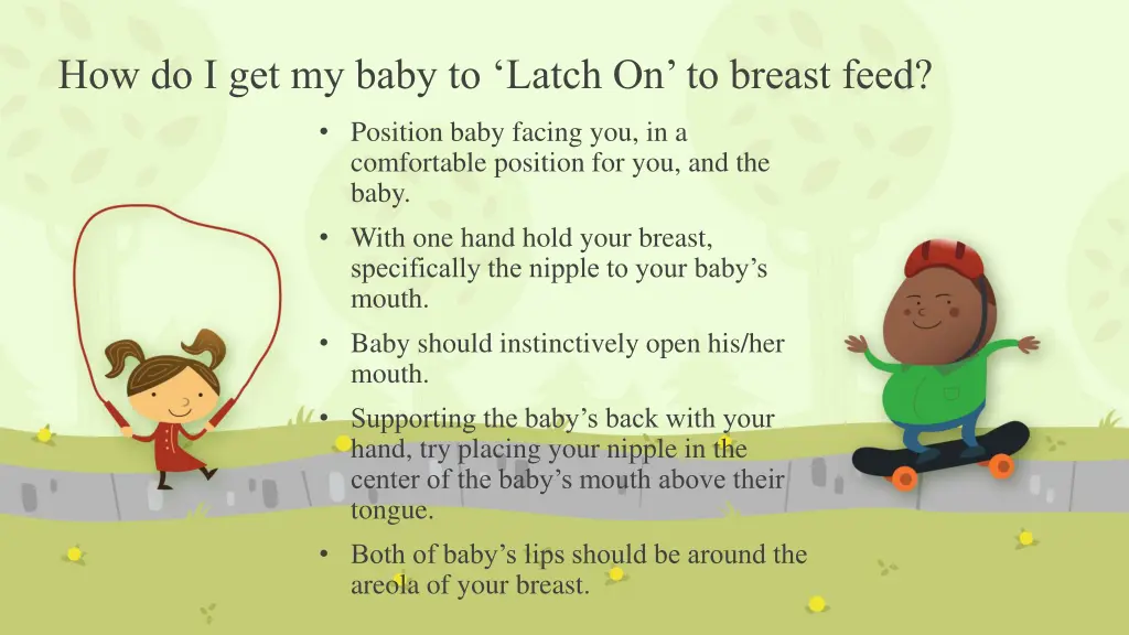 how do i get my baby to latch on to breast feed