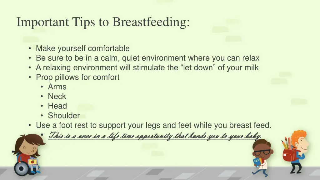 important tips to breastfeeding 1