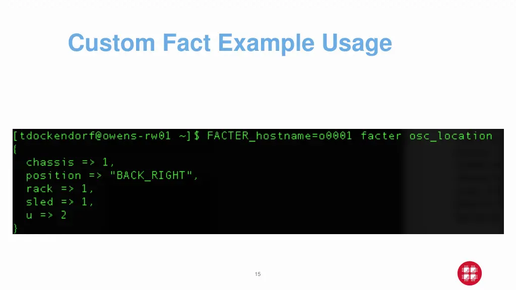 custom fact example usage