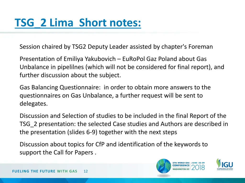 tsg 2 lima short notes