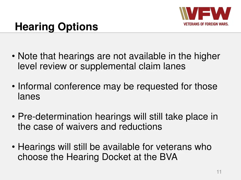 hearing options