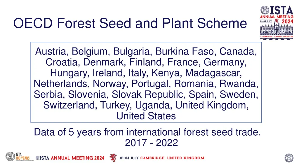 oecd forest seed and plant scheme