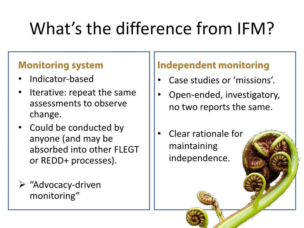 what s the difference from ifm