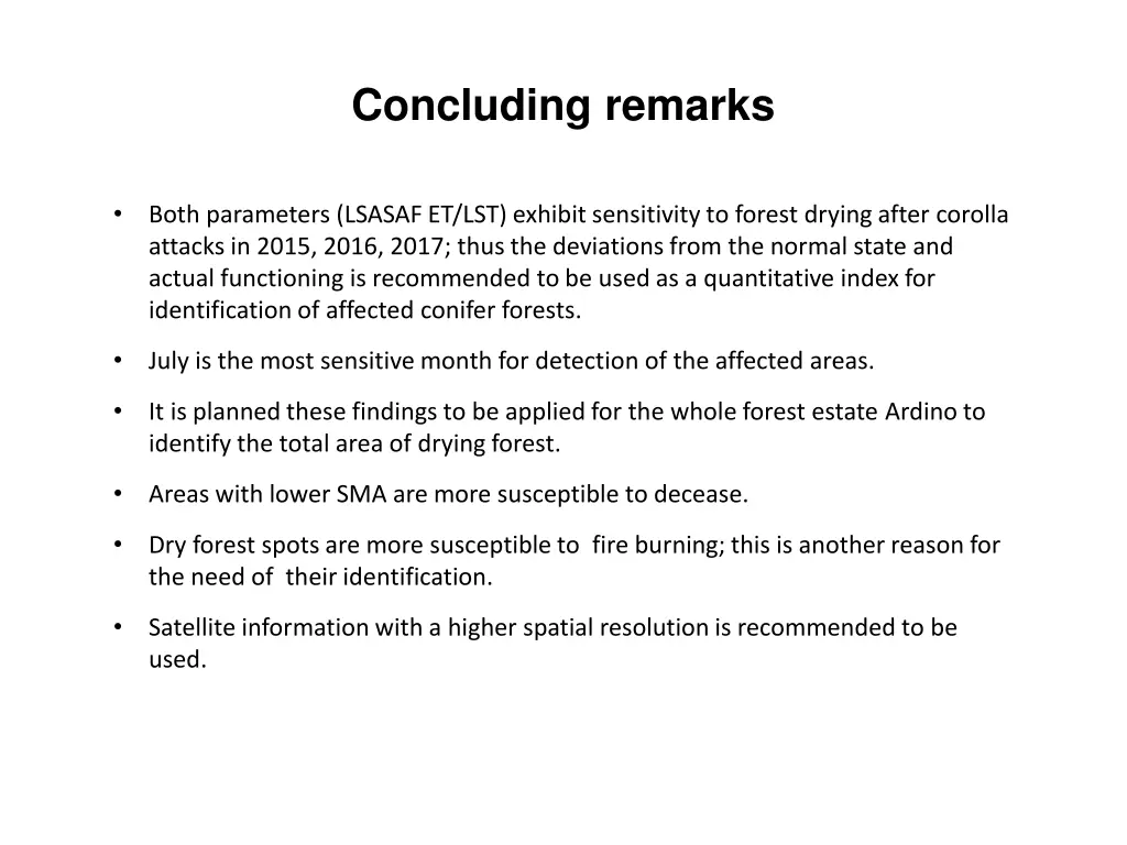 concluding remarks 1