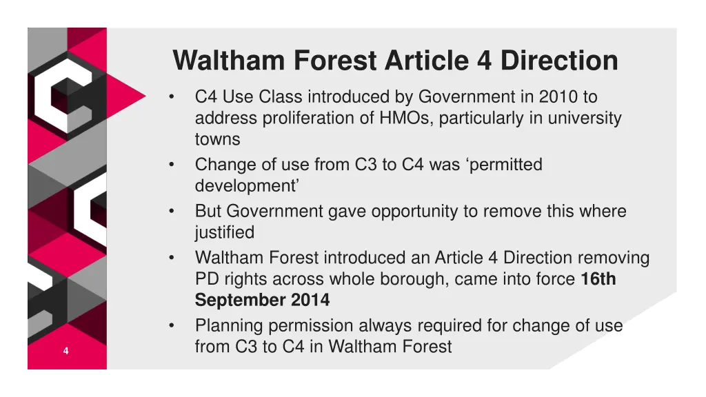 waltham forest article 4 direction