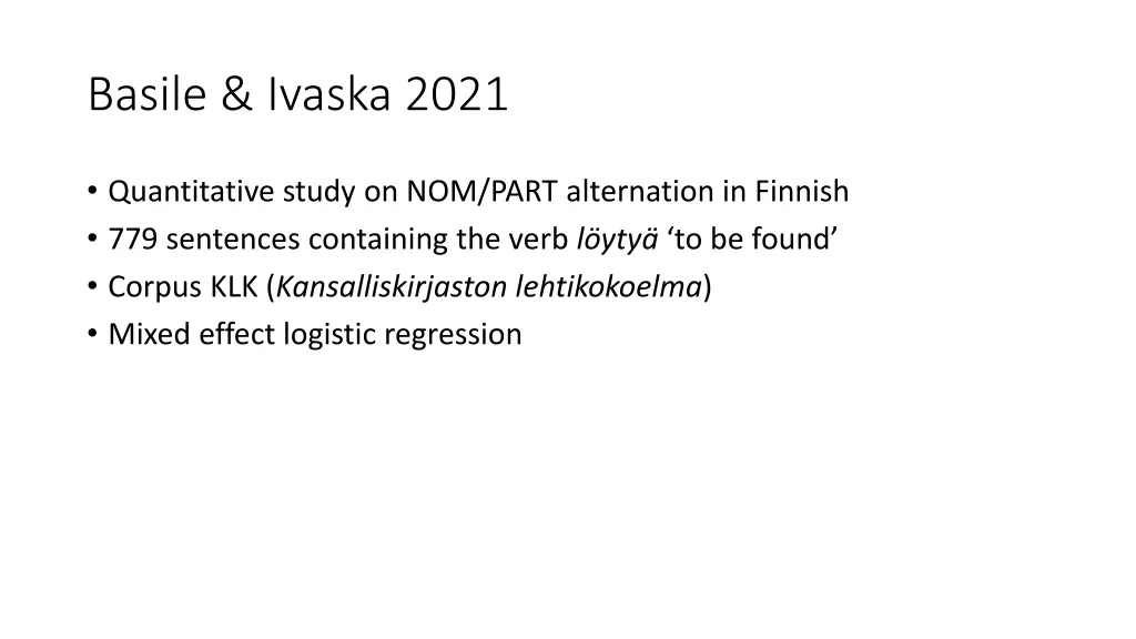 basile ivaska 2021