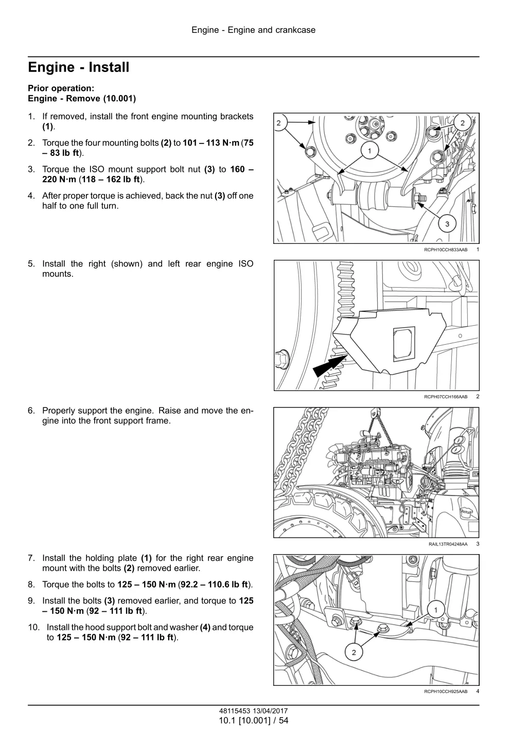 engine engine and crankcase 9