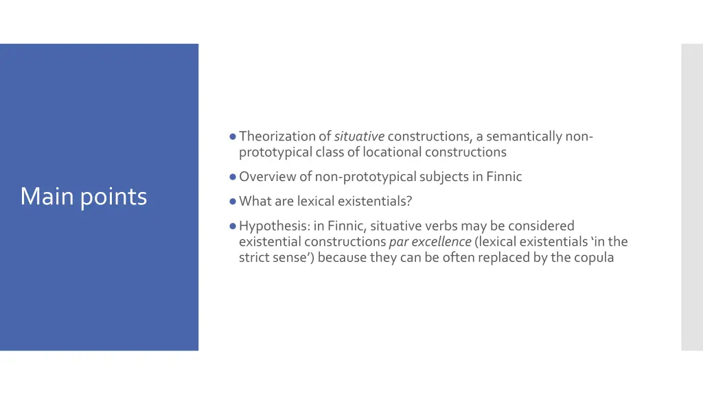 theorization of situative constructions