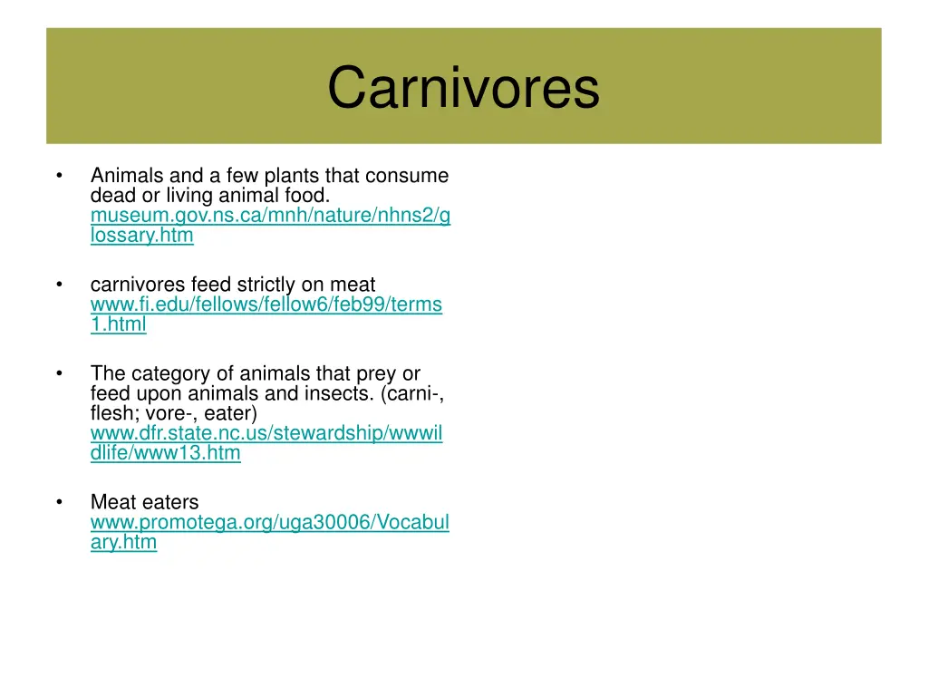 carnivores 2