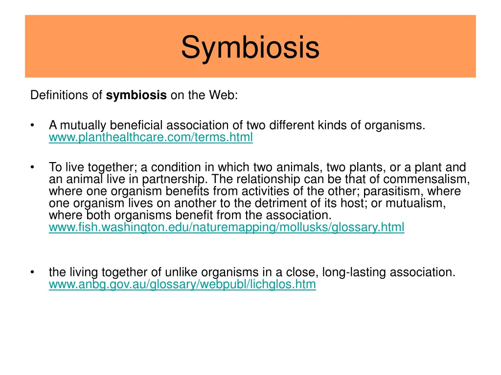 symbiosis 1