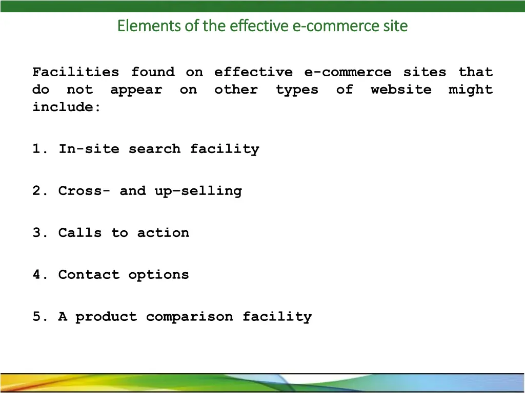 elements of the effective e elements