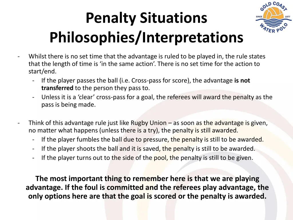 penalty situations philosophies interpretations