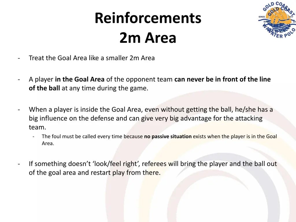 reinforcements 2m area