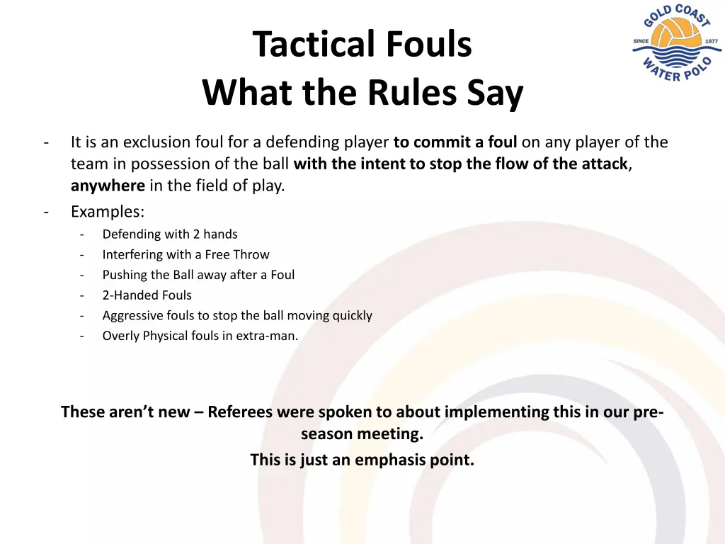 tactical fouls what the rules say