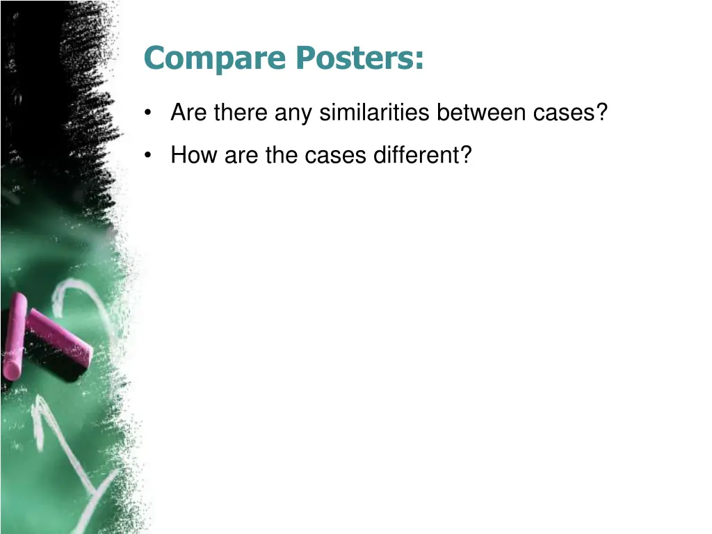 compare posters