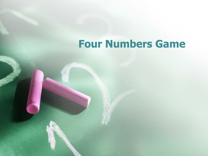 four numbers game