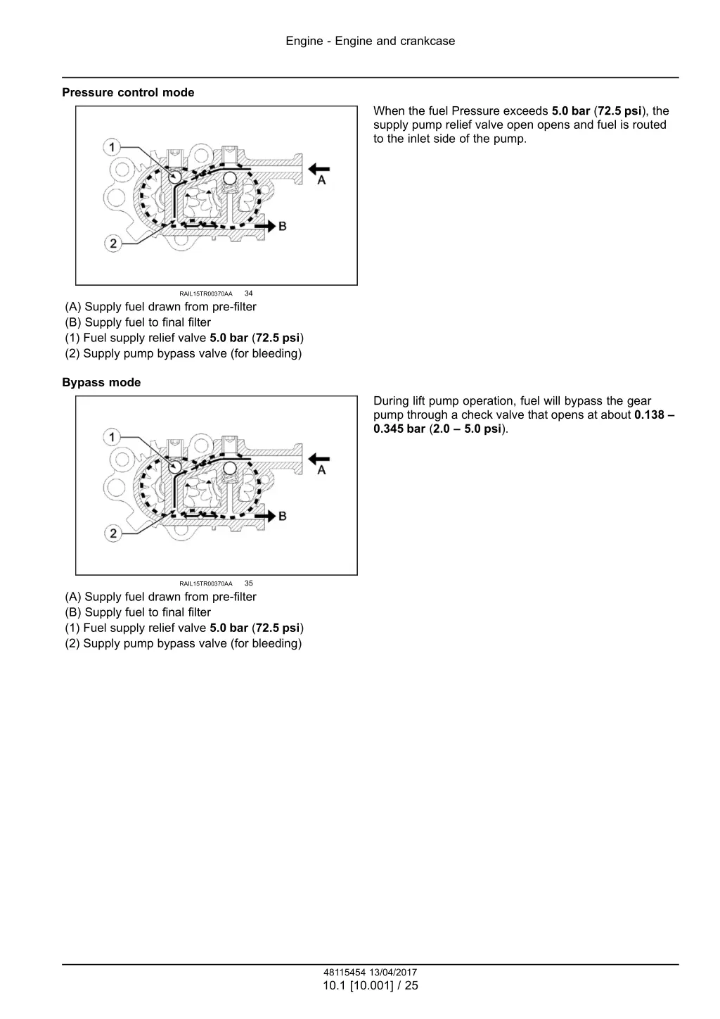 engine engine and crankcase 22