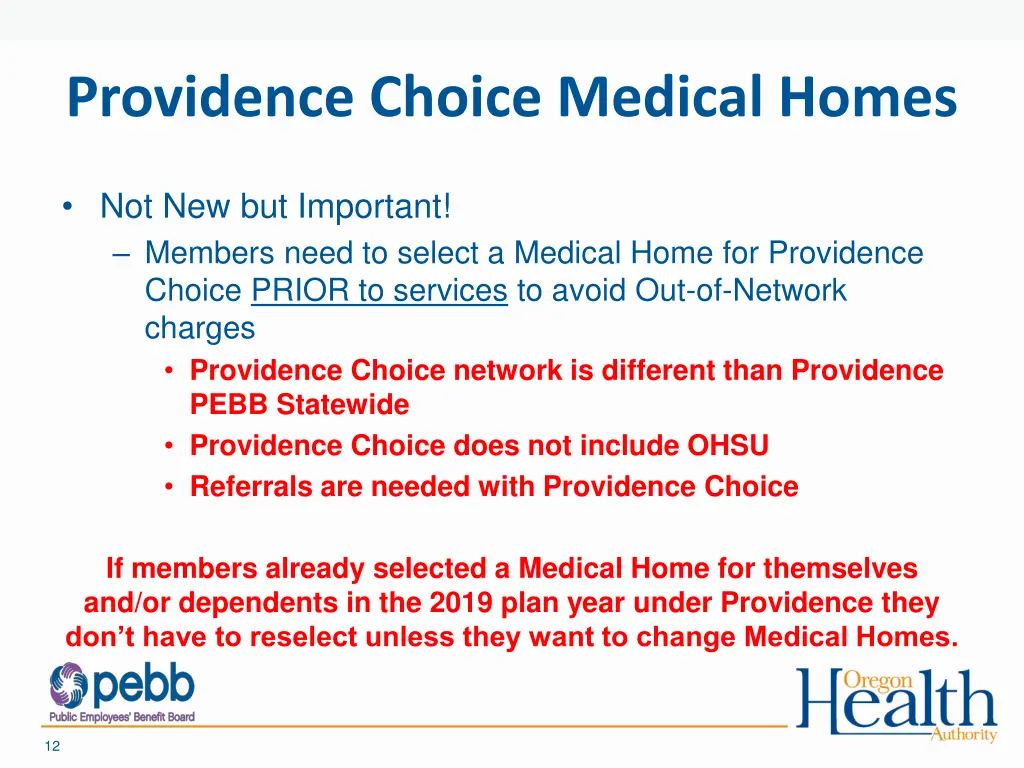 providence choice medical homes