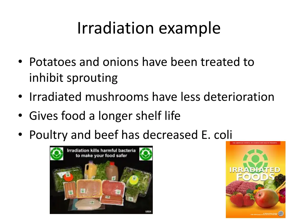 irradiation example