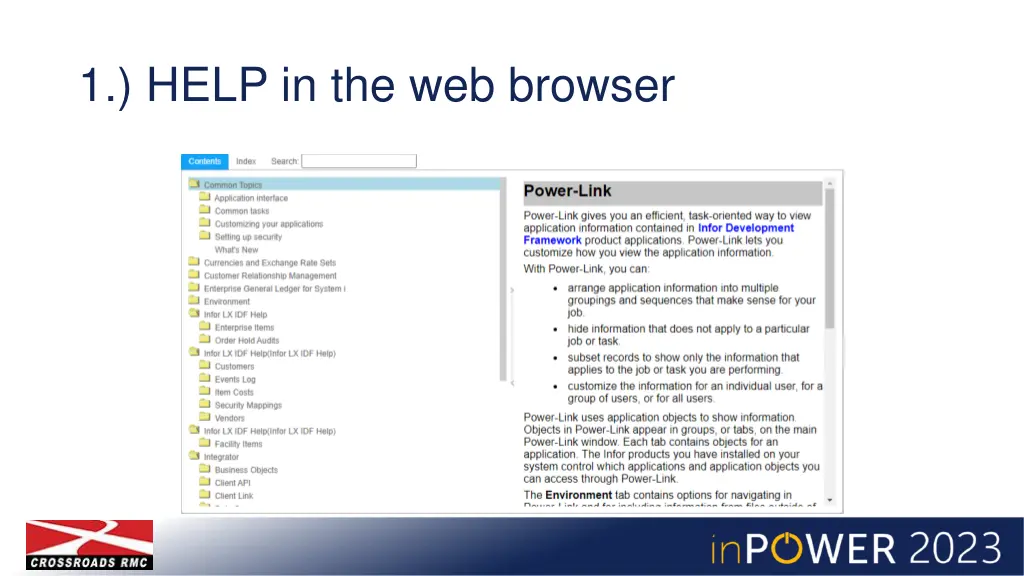 1 help in the web browser